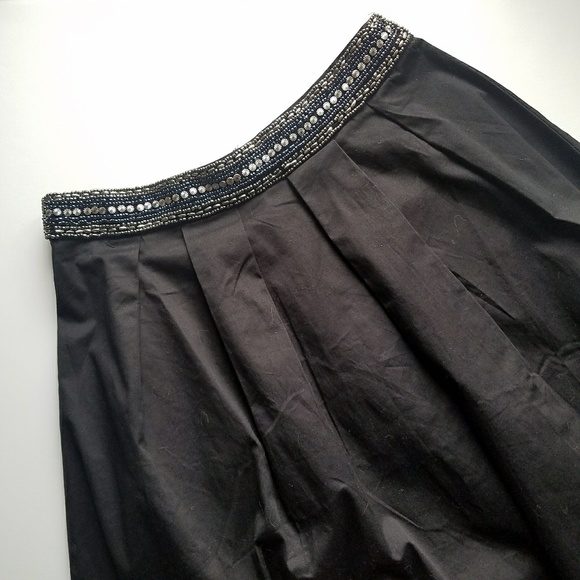 Beaded Waist Midi Skirt - Picture 3 of 8
